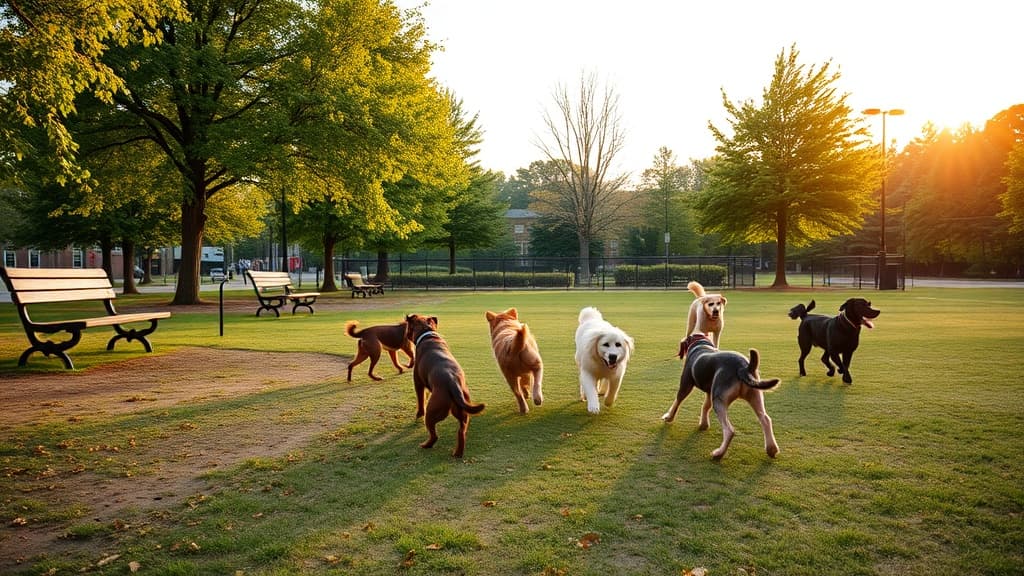 Dog Park dog park in Town of Henrietta, NY