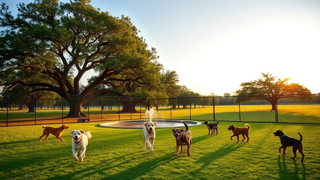 Barky Park dog park in Seguin, TX