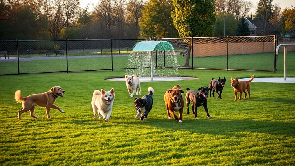 Grays Road Dog Park dog park in Prince Frederick, MD