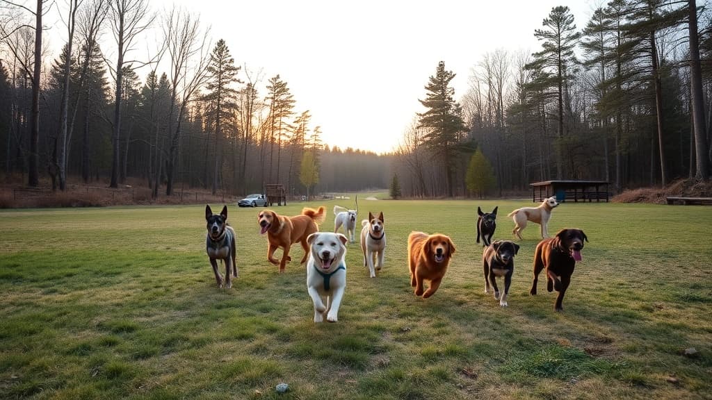 Bassett Creek Dog Park dog park in Crystal, MN