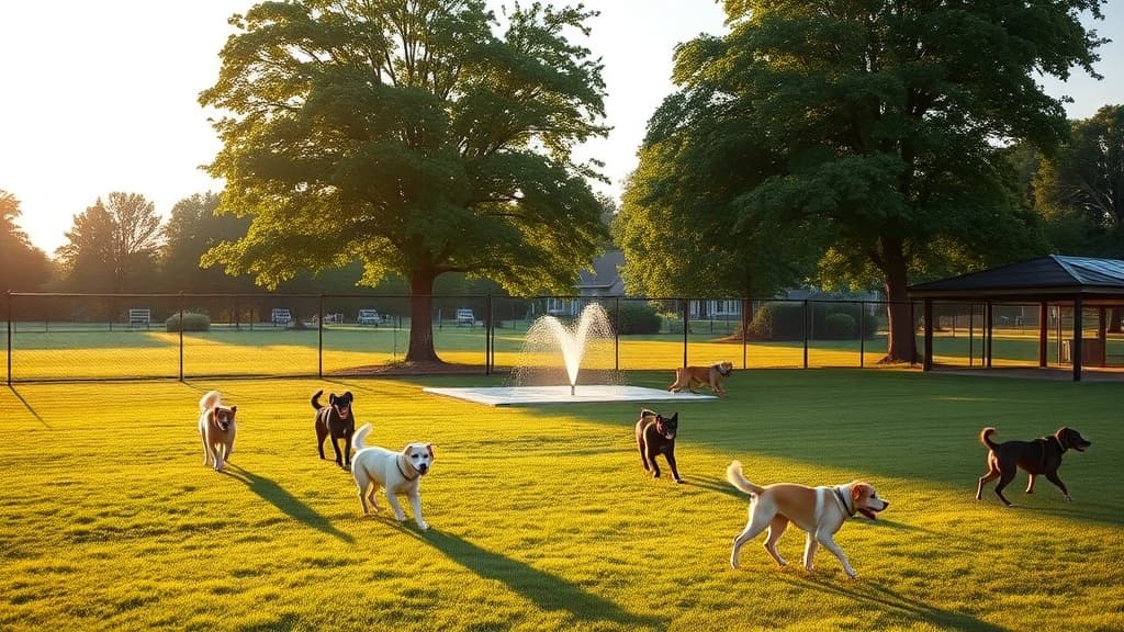 Dog Park at Wolf Hill Recreation Area dog park in Oceanport, NJ