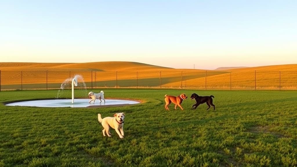 Pet Park dog park in Dubuque, IA
