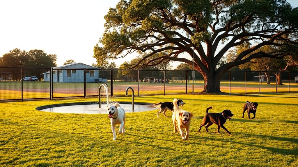 Bill Witt City Park dog park in Corpus Christi, TX