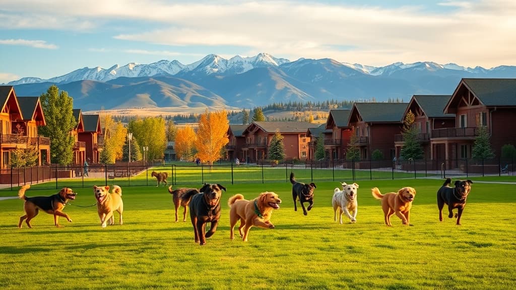 Off-leash Areas at Whistler Park dog park in Steamboat Springs Neighborhood Plaza, CO