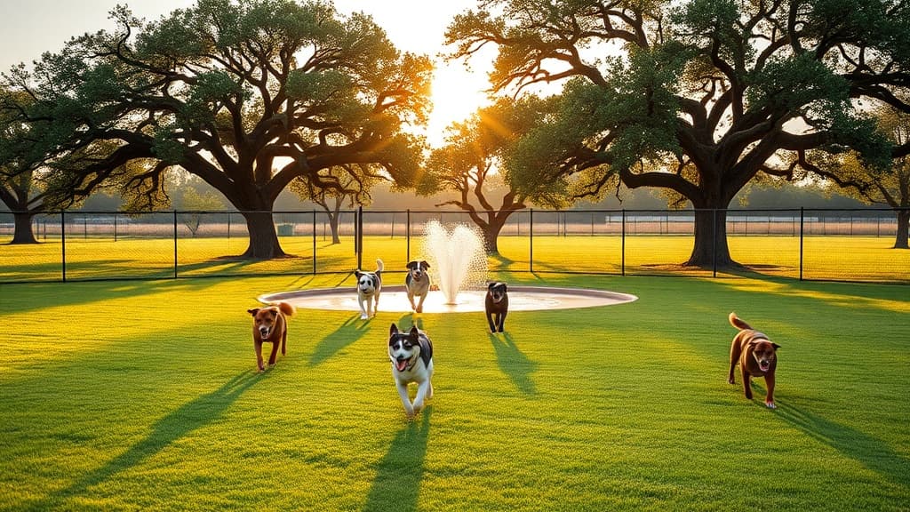 Fort Woof Dog Park at Gateway Park dog park in Fort Worth, TX