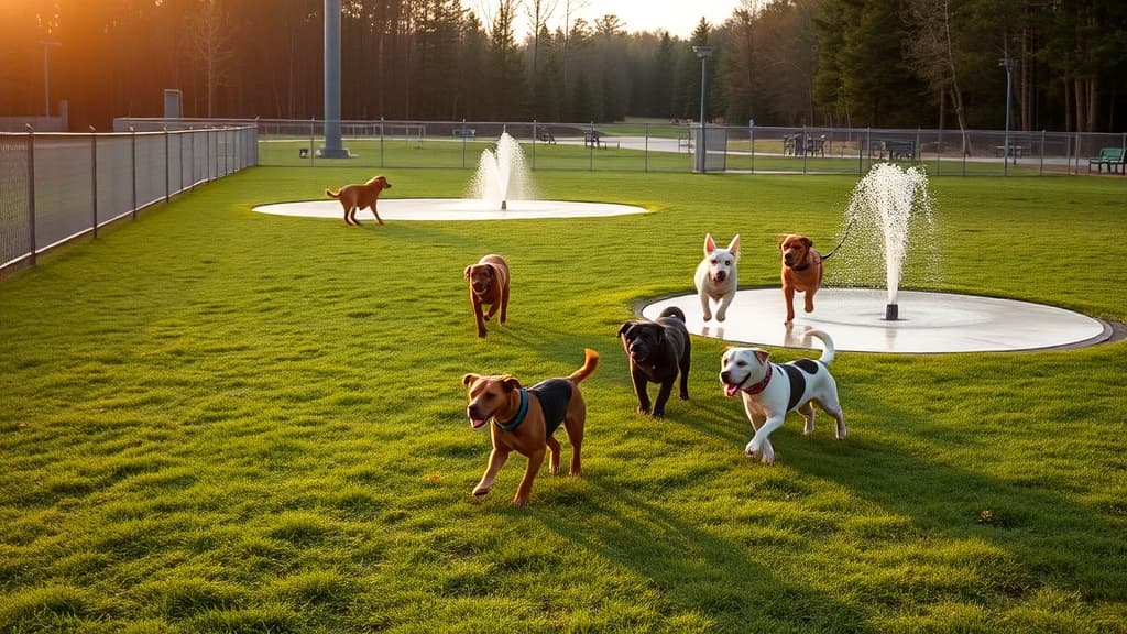 Lowell Dog Park dog park in Lowell, MI