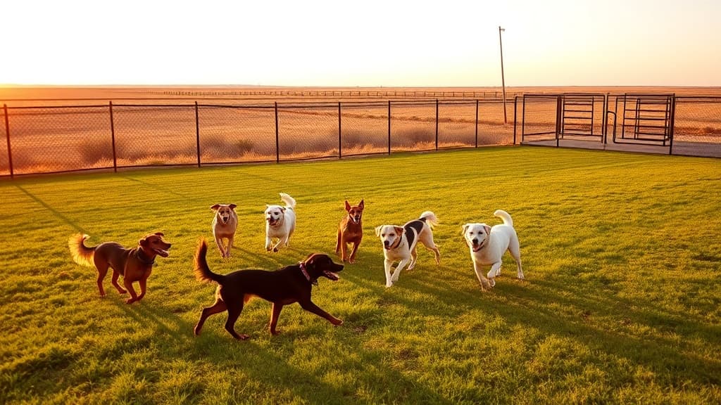 Love's Travel Stop dog park in Ardmore, OK