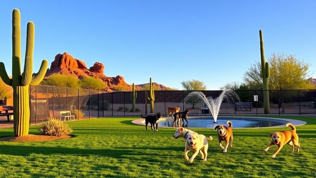 Dog Park at Avalon Park dog park in Lake Havasu City, AZ