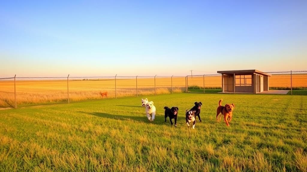 Love's Travel Stop dog park in Topeka, KS