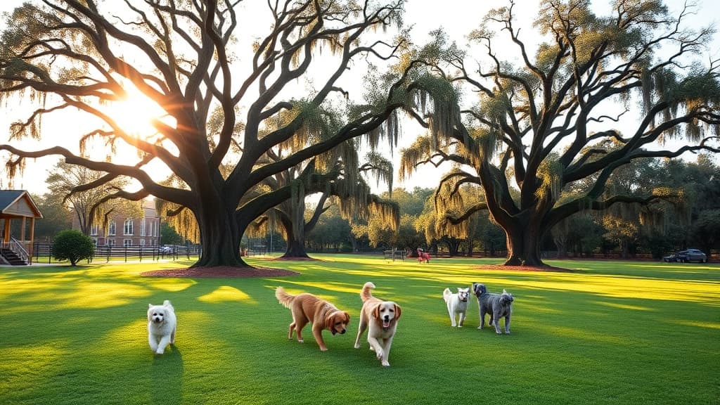Brookfield Park dog park in Augusta, GA