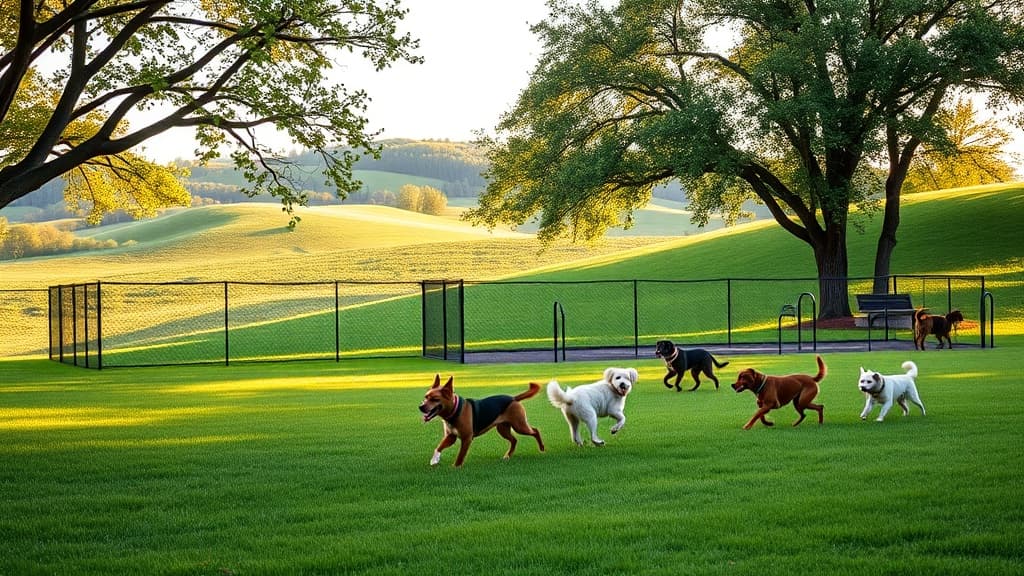 Dog Park at Duke Park dog park in Troy, OH