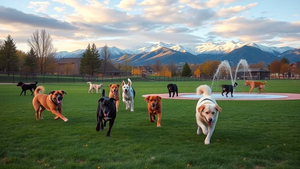 Stephens Park (West Vail Dog Park) dog park in Vail suburb, CO