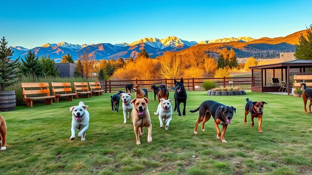 Garden of the Dogs dog park in Colorado Springs, CO