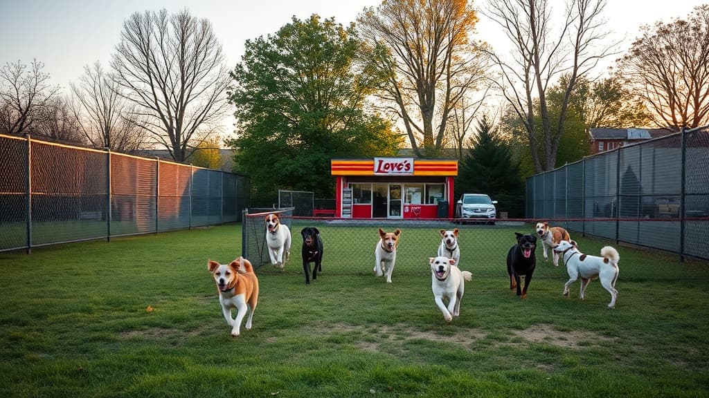 Love's Travel Stop Dog Park dog park in Saginaw, MI