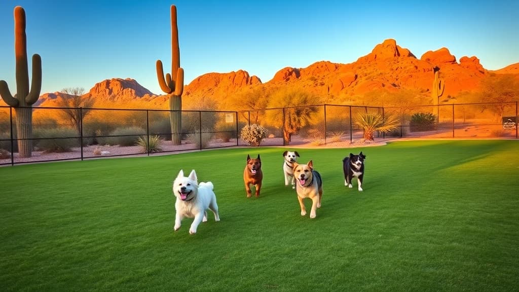 Fetch at The Stall Private Dog Park dog park in Queen Creek, AZ