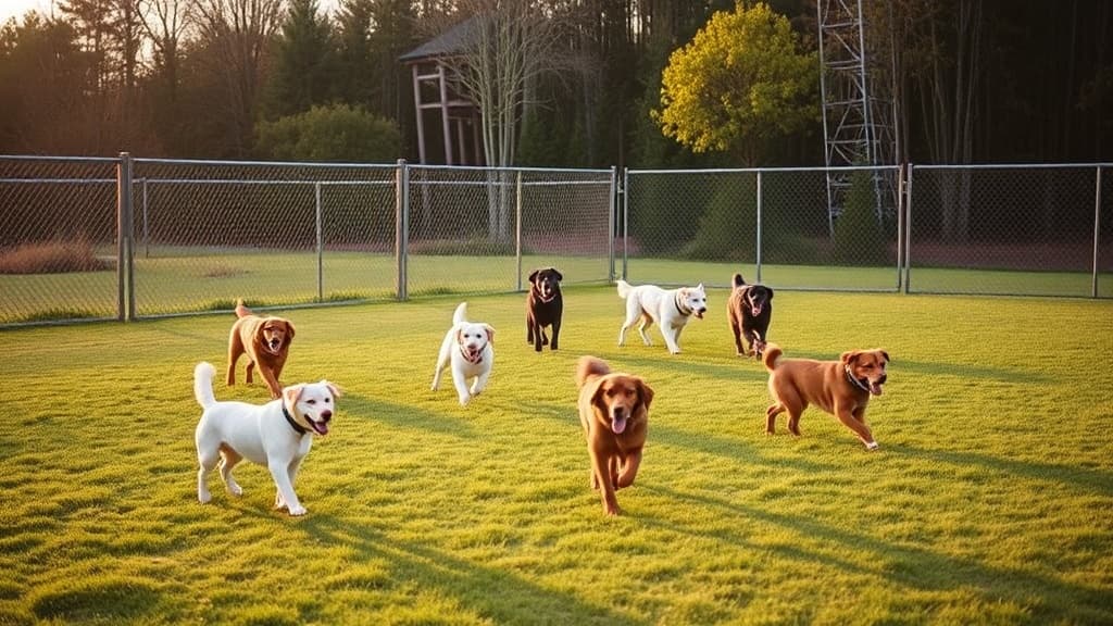 Love's Travel Stop dog park in Holland, MI