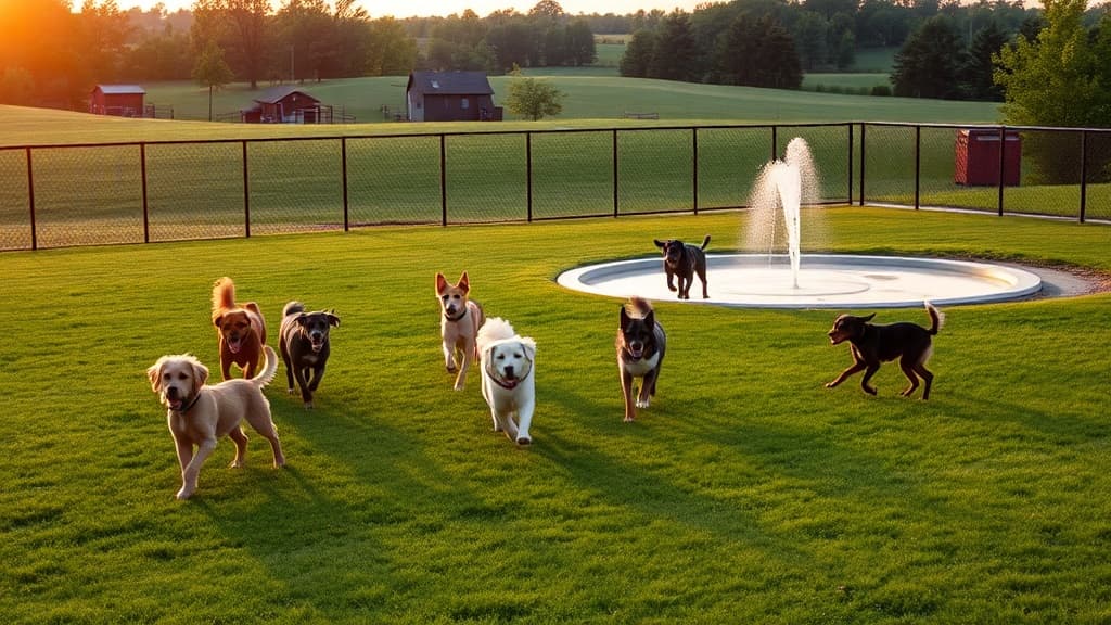 Blue River Run Dog Park dog park in Shelbyville, IN