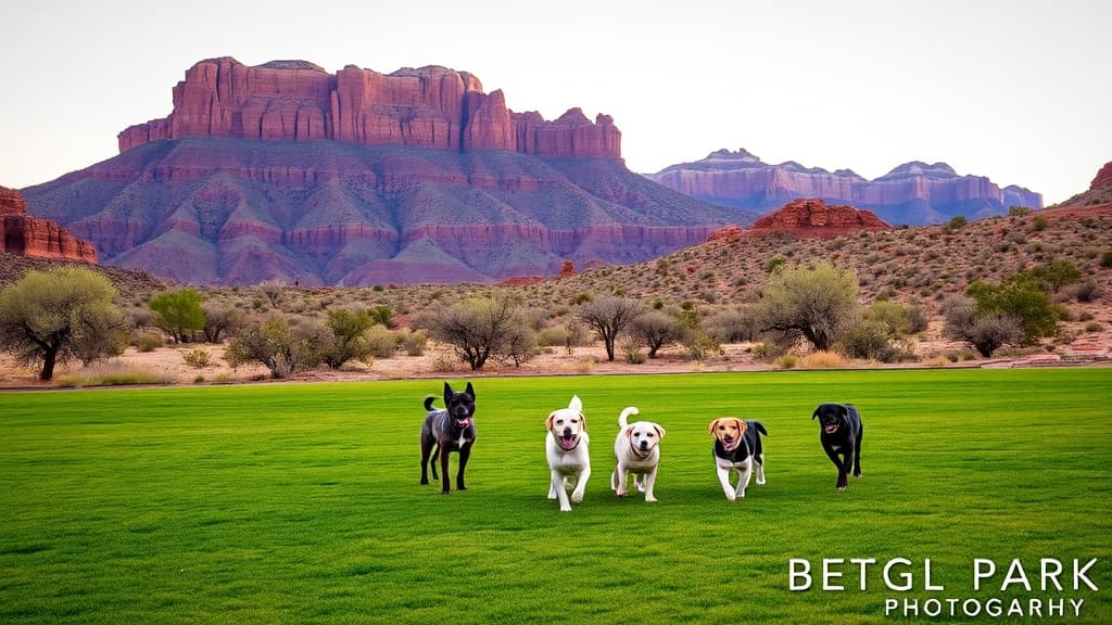 Goosenecks State Park dog park in Mexican Hat, UT