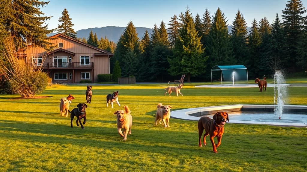 Magnolia Manor Park Off-Leash Area dog park in Seattle village, WA