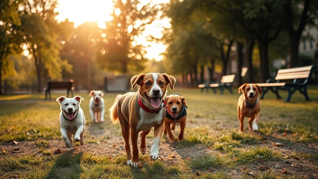 Madison at Barktowne dog park in East Stroudsburg, PA