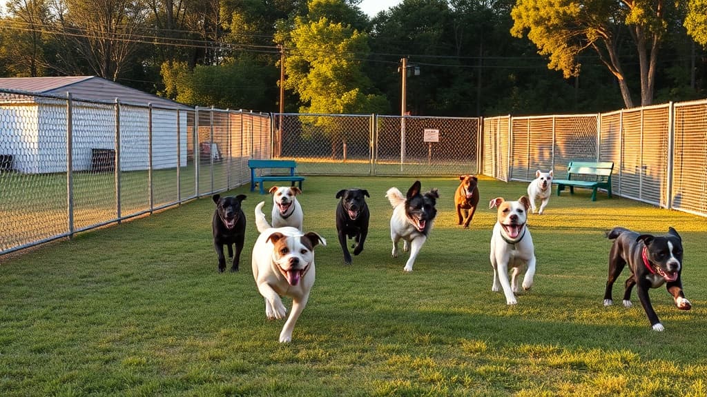 Love's Travel Stop Garden City dog park in Garden City, GA