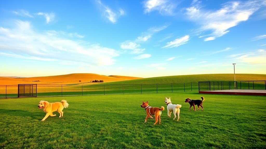 Love's Travel Stop dog park in Pacific Junction, IA
