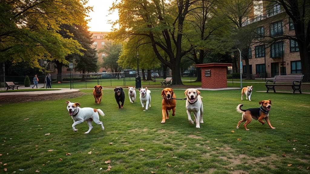 Bark Park dog park in City of White Plains, NY