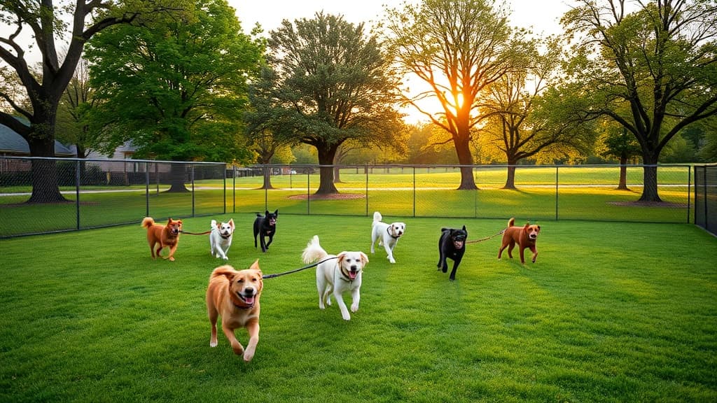 Dog Park at Memorial Park dog park in Gibbstown, NJ