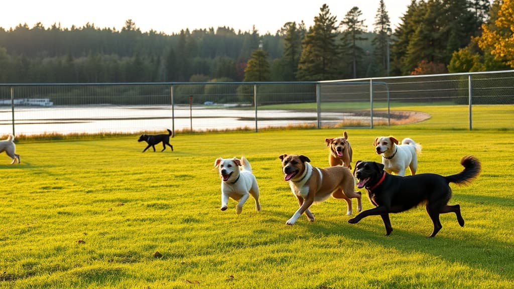 Dog Park at Pontiac Lake Recreation Area dog park in Waterford, MI