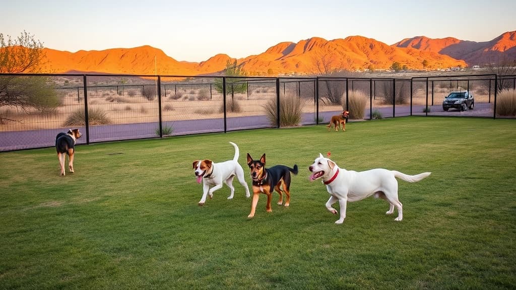 Dog Park at Montessa Park dog park in Albuquerque, NM