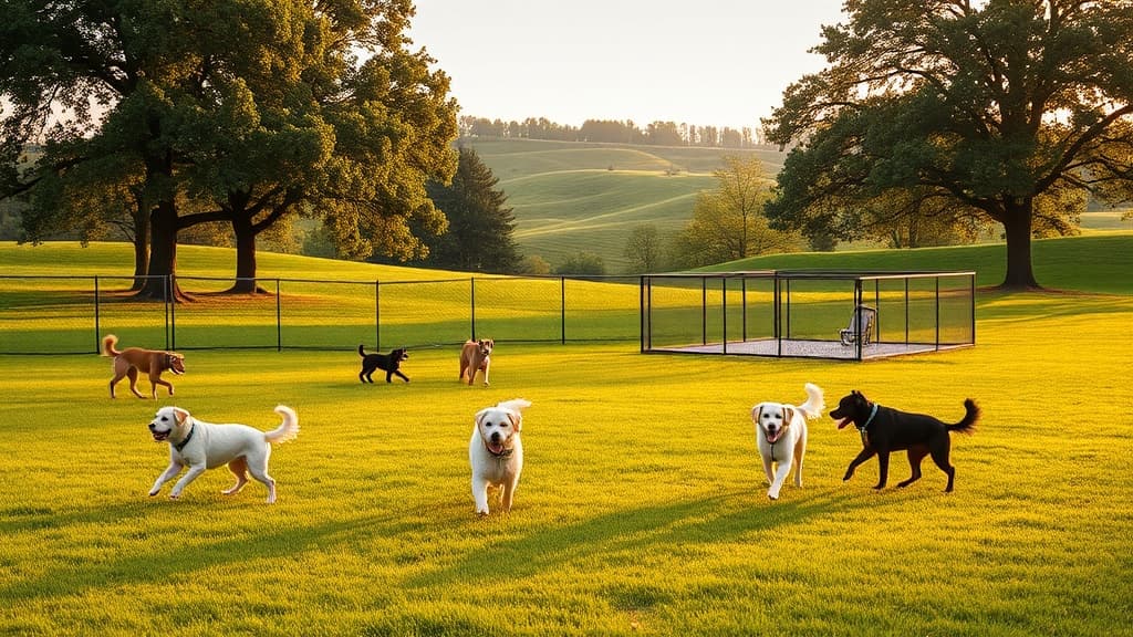 Erie MetroBark Park at Osborn MetroPark dog park in Huron, OH