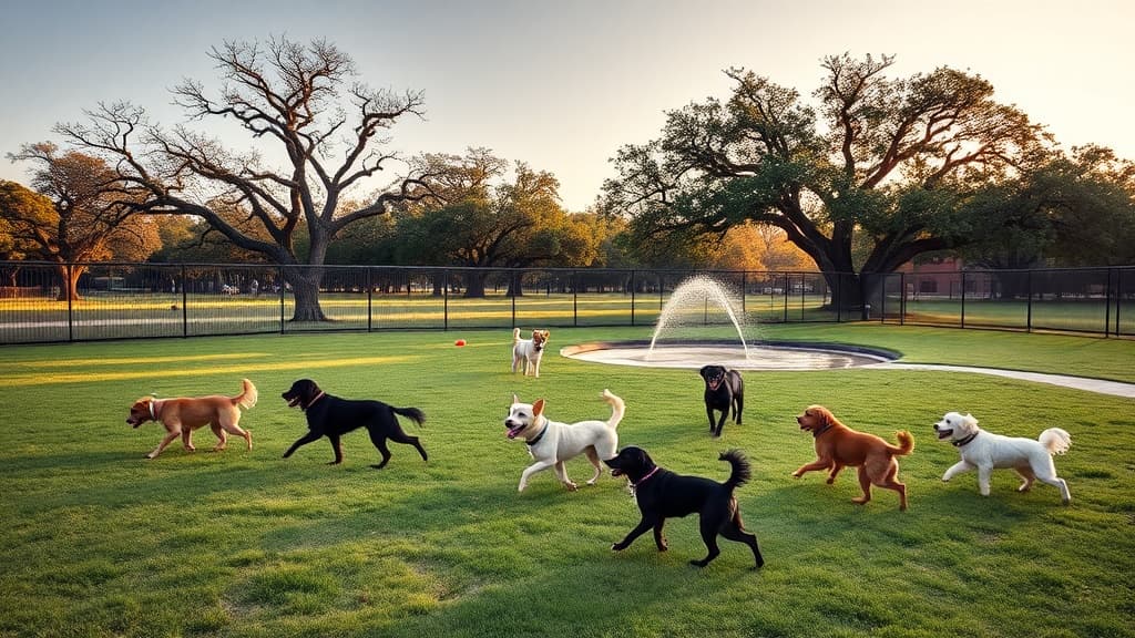 Dog Park at McAllister Park dog park in San Antonio, TX