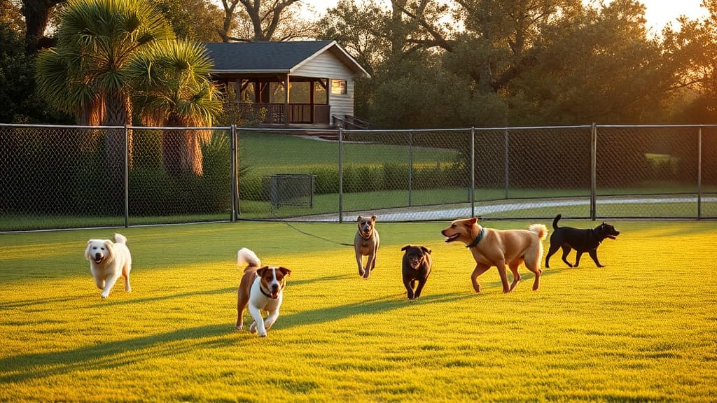 Love's Travel Stop dog park in Greenwood, LA