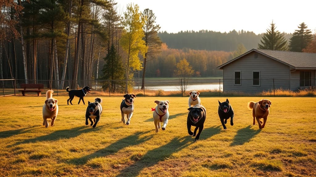 Pet Exercise Area dog park in Pleasant Valley Township, MN