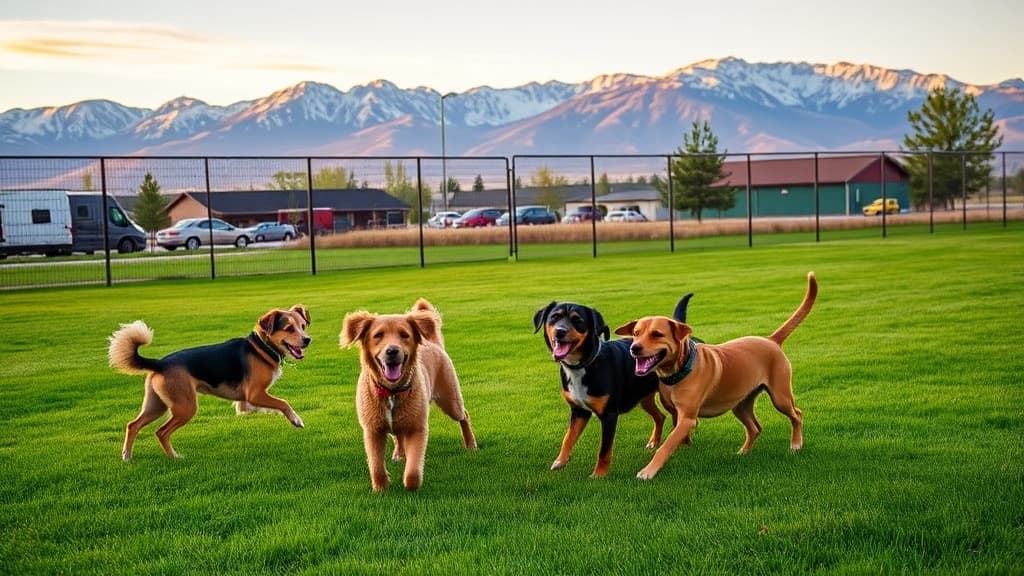 Freedom Dog Park dog park in Evans Neighborhood Plaza, CO