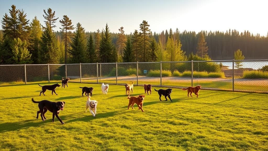 Wells Community Dog Park dog park in Escanaba, MI