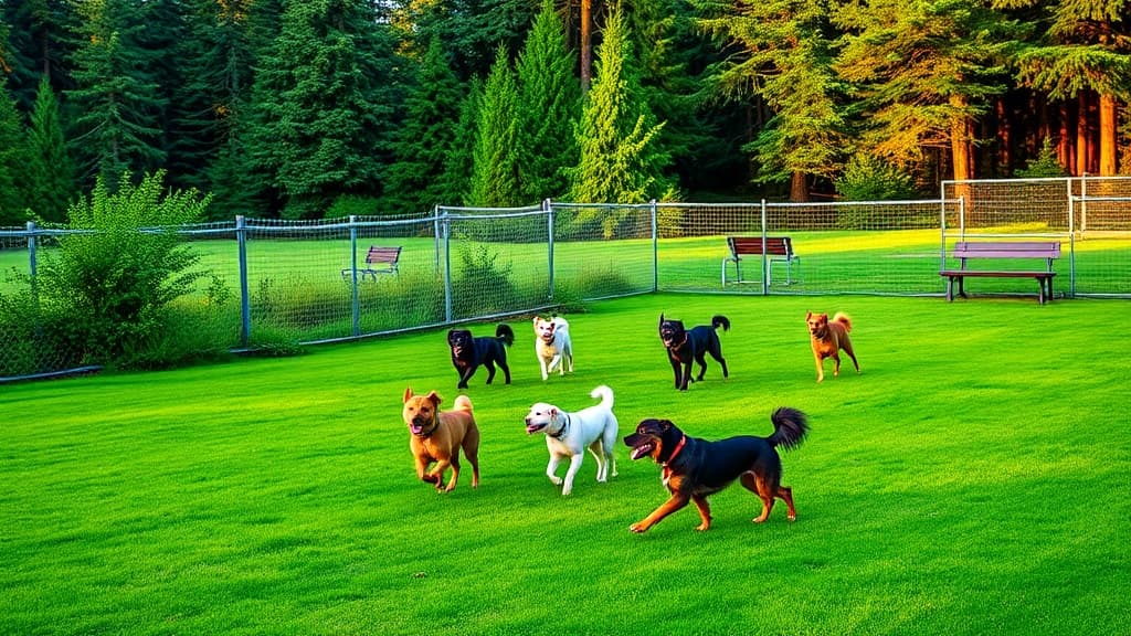 Stout Dog Park dog park in Brookings, OR