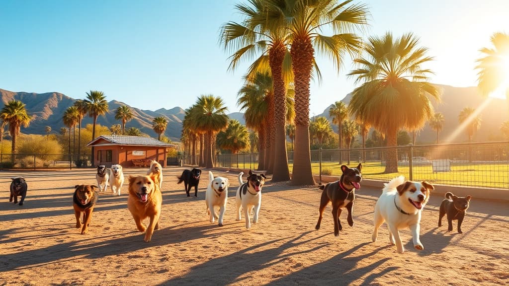 See Spot Run dog park in Boulder City, NV