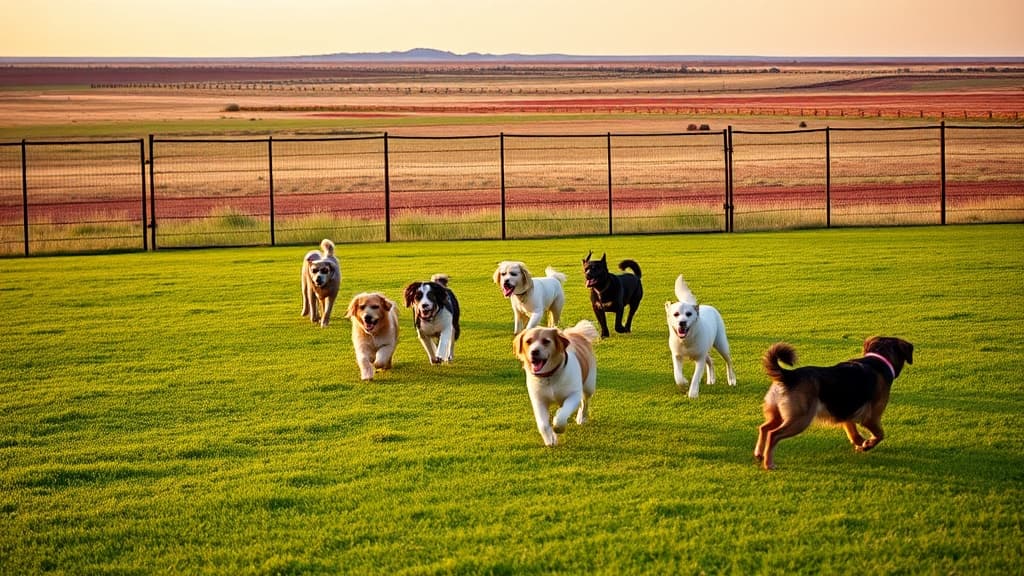 Love's Travel Stop dog park in Big Cabin, OK