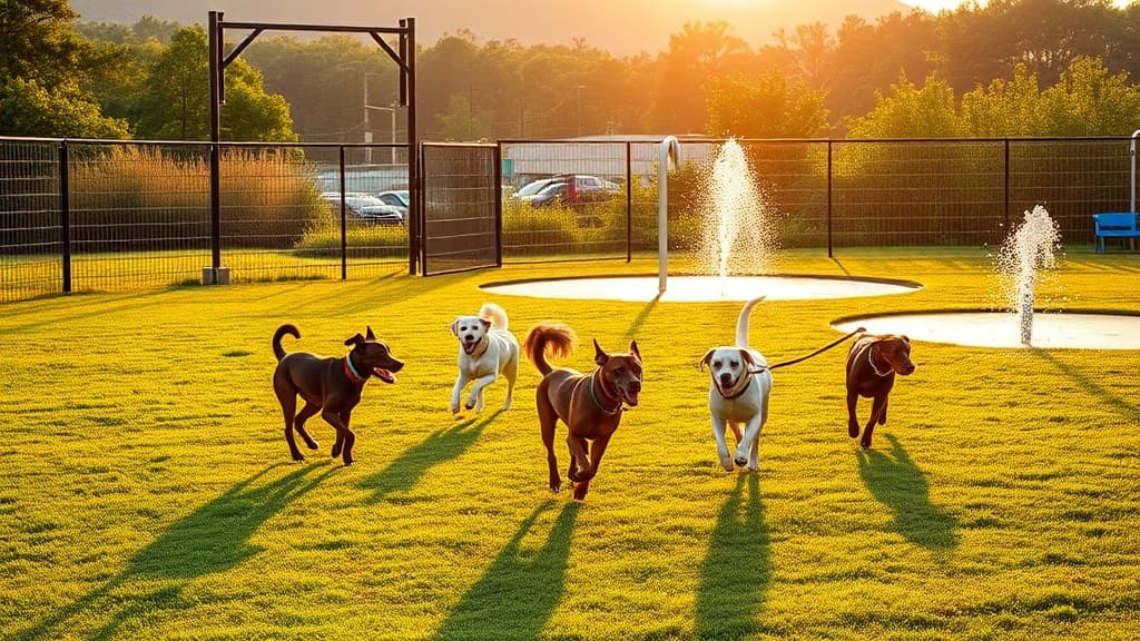 Dog Park at Griffin Park dog park in Greensboro, NC