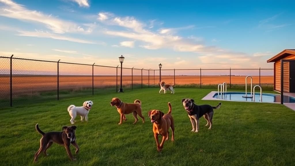 Dog Park at Spring Lake Park dog park in Williston, ND