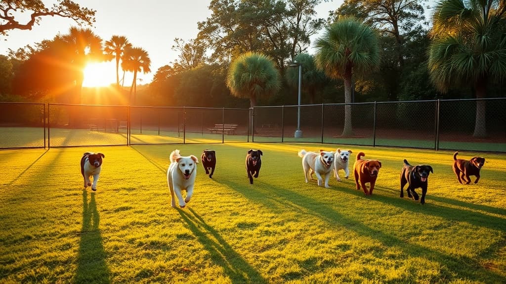 Tyger River Park dog park in Spartanburg, SC
