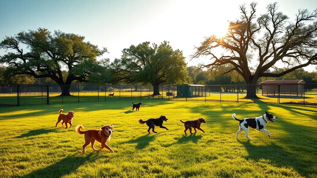 Love's Travel Stop dog park in Willis, TX