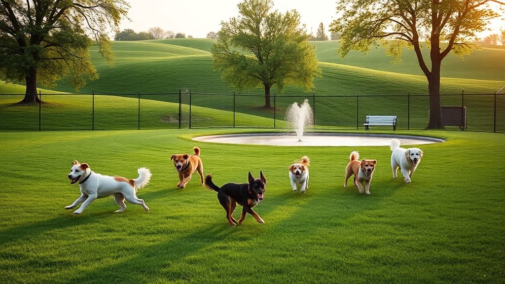 Mutt's Paradise Amusemutt Park & Training Center dog park in Delaware, OH