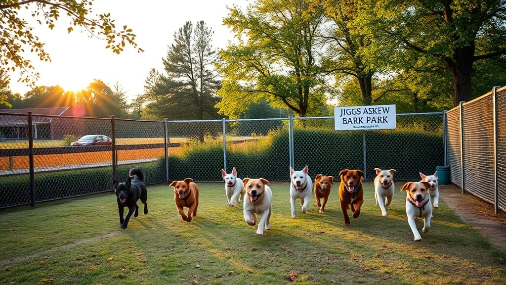 Jiggs Askew Memorial Bark Park dog park in Burlington, NC