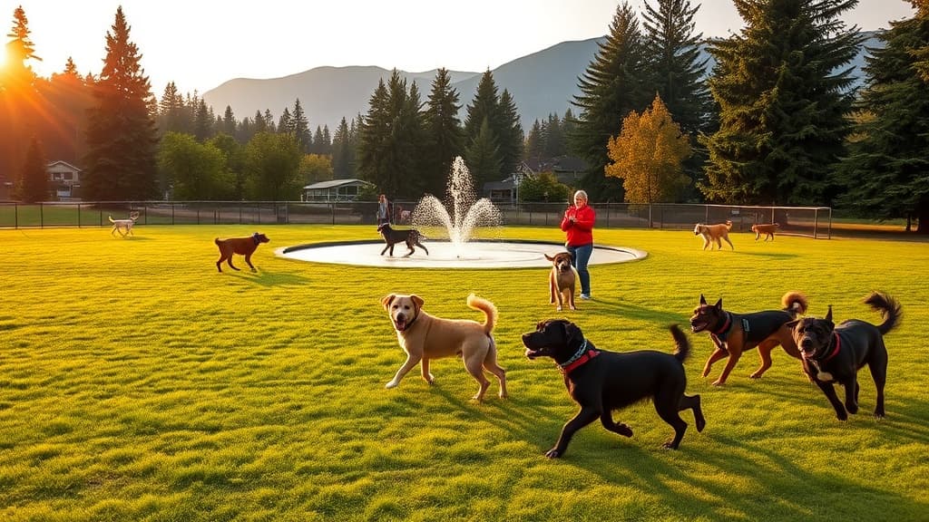 Marymoor Park dog park in Redmond, WA