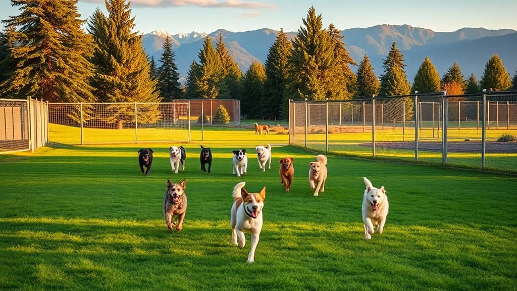 SpokAnimal Dog Park at High Bridge dog park in Spokane, WA