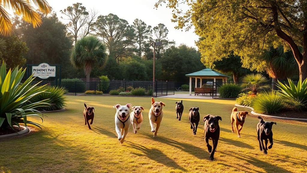 Promenade Paws Park dog park in Lutz, FL