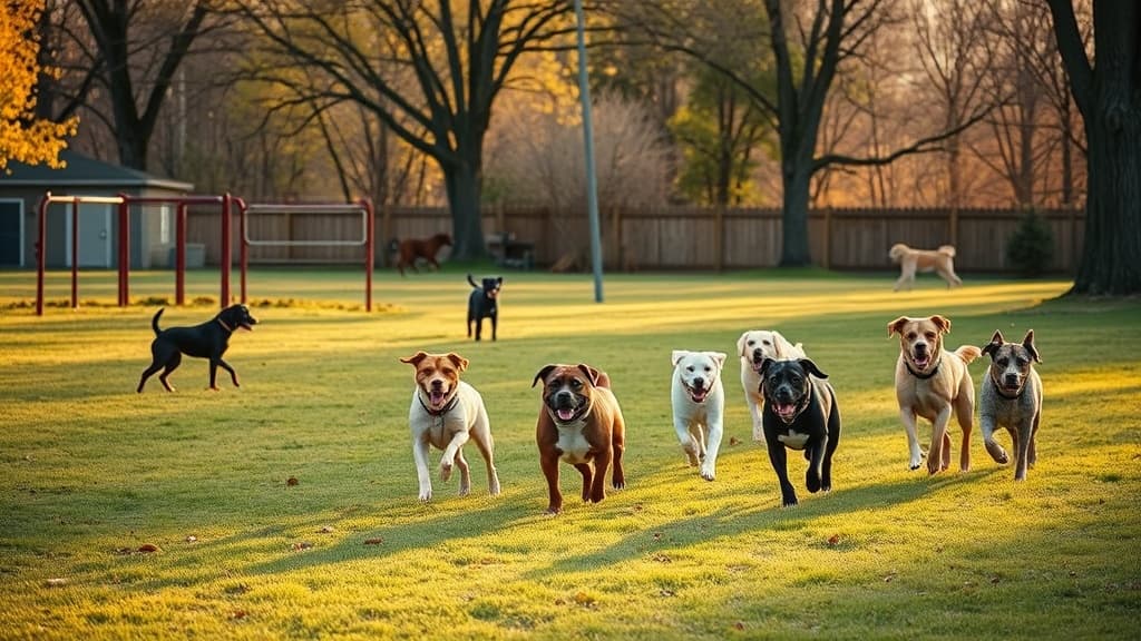 Dog Park dog park in Lyon Township, MI