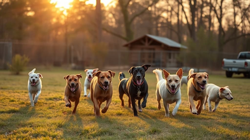 Edgewood Bark Park dog park in Wade Hampton, SC